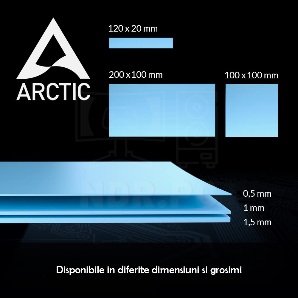 Arctic TP-3 200x100x1mm - 2 pack